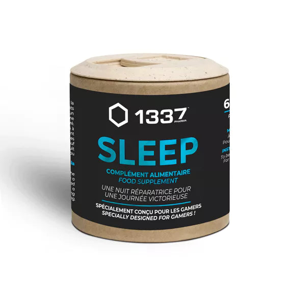 Dormir 1337pharma pasiflora, melatonina y amapola (60cps)