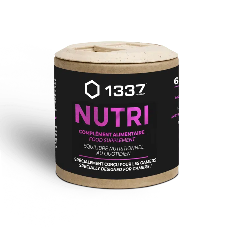 Nutri 1337pharma minerales, vitaminas y DHA (omega 3) de forma equilibrada (60 cps)
