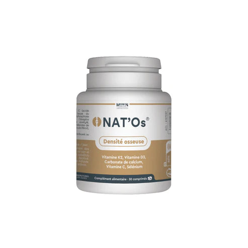 Nat'Os® Complementos alimenticios con Vitaminas K2 y D3 Monin Chanteaud (90Cps)